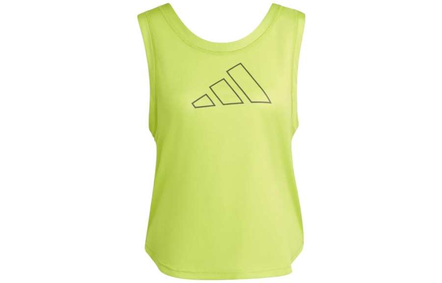 Adidas Adidas Tank Tops Women's Neon Green Straight Fit