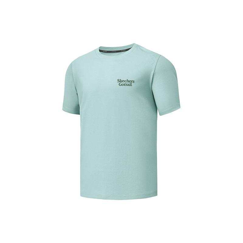 Skechers T Shirt Unisex Artistic Style Green 03WV