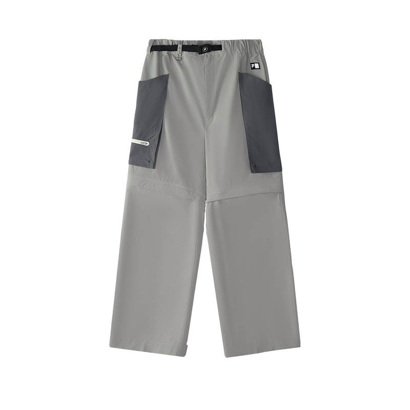 FILA FUSION Casual Pants Men's Titanium Silver Gray