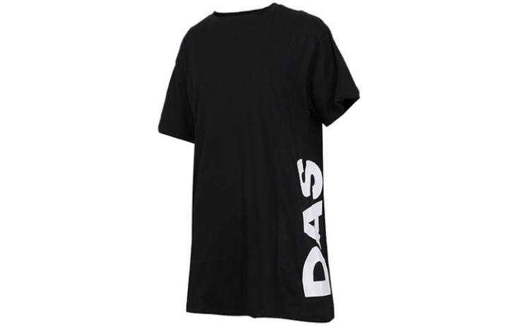 Adidas Adidas T Shirts Women's Black Crew Neck Moderate Straight Fit