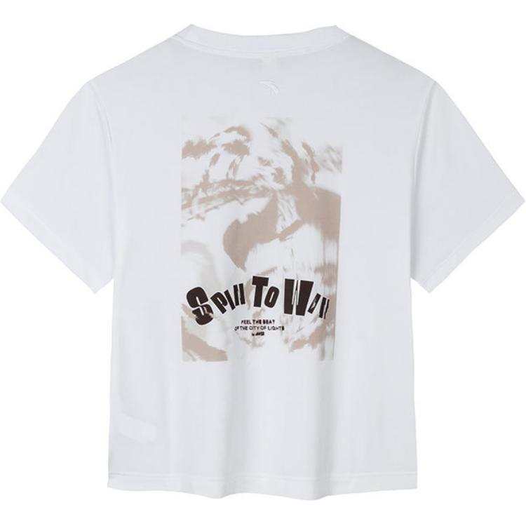 Anta T Shirt Women's Snowflake White