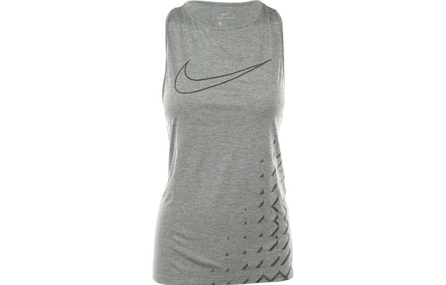 Nike Nike Tank Tops Women's Gray Crew Neck Moderate Other