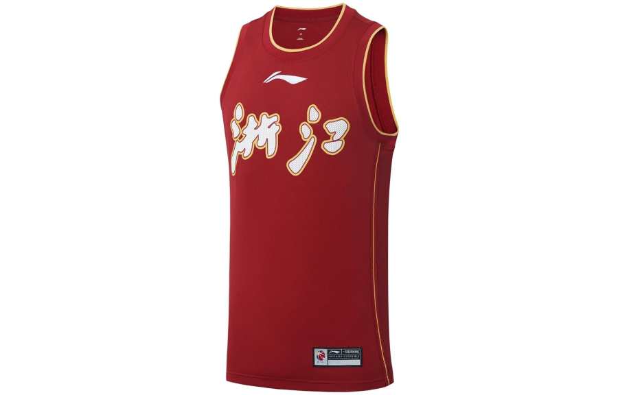 Li-Ning Li Ning CBA Collection Basketball Jersey Men's Red