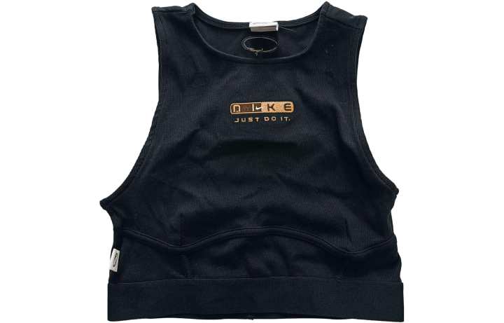 Nike Nike Tank Tops Women's Black Crew Neck Moderate Straight Fit