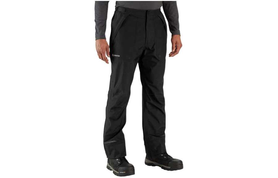 Carhartt 106118 LIGHTWEIGHT DURABLE GORE TEX™ RELAXED FIT PANT Casual Pants Men's BIACK/Black