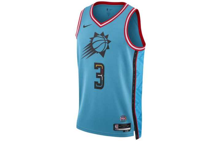 Nike Nike X NBA Basketball Jerseys Unisex Blue Moderate Straight Fit