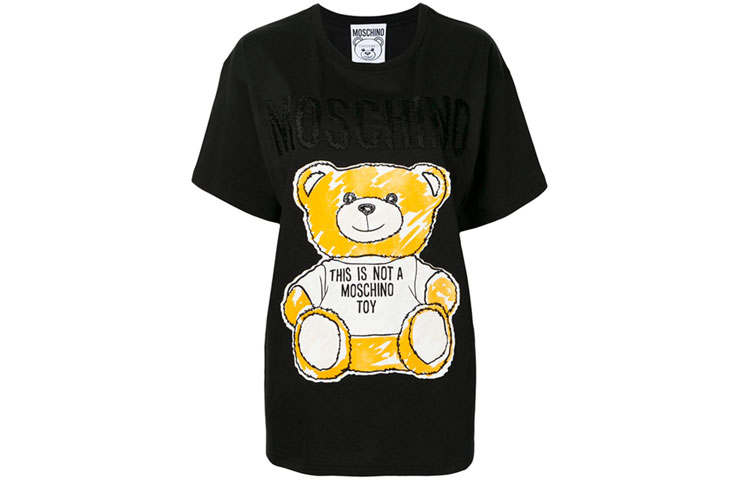 MOSCHINO Regular T Shirt Women's Black