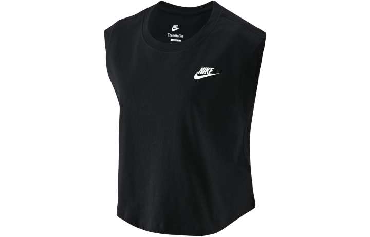 Nike Nike Tank Tops Women's Black Crew Neck Moderate Straight Fit
