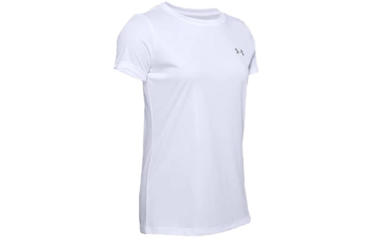 Under Armour Set in Sleeve T Shirt Women's White