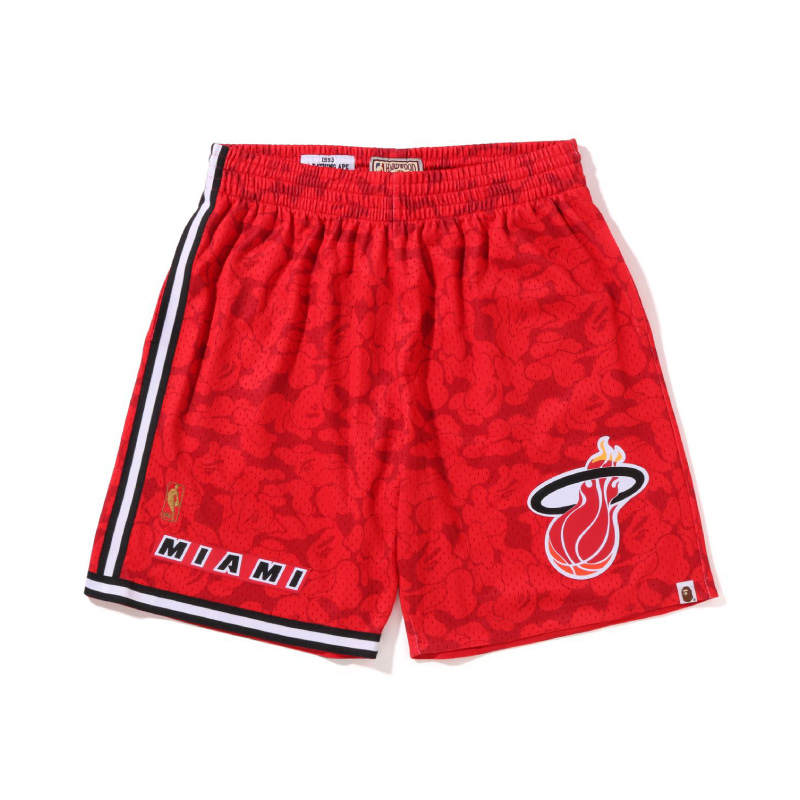 A BATHING APE x Mitchell & Ness FW22 Basketball Shorts Fan Edition Men's