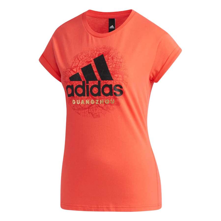 Adidas Adidas T Shirts Women's Pink Crew Neck Moderate