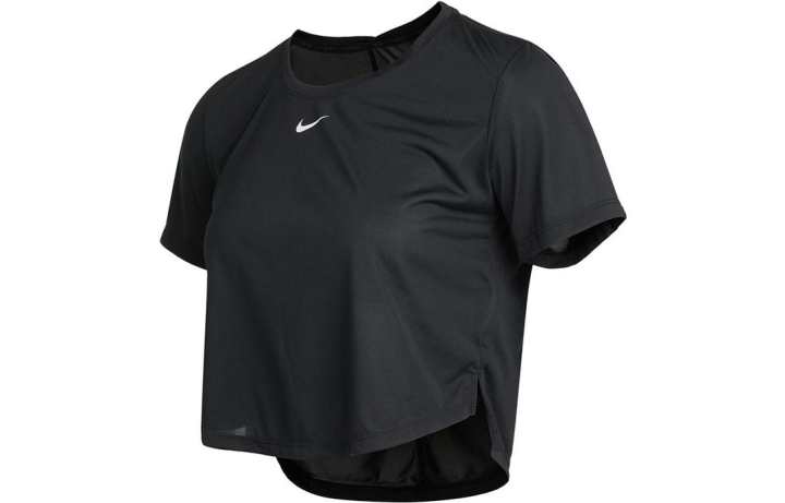 Nike Nike Crop Tops Women's Black Crew Neck Moderate