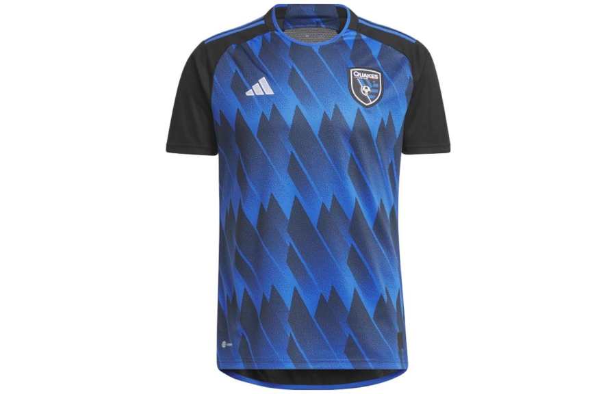 Adidas Adidas Soccer Jerseys Men's Blue Moderate Straight Fit
