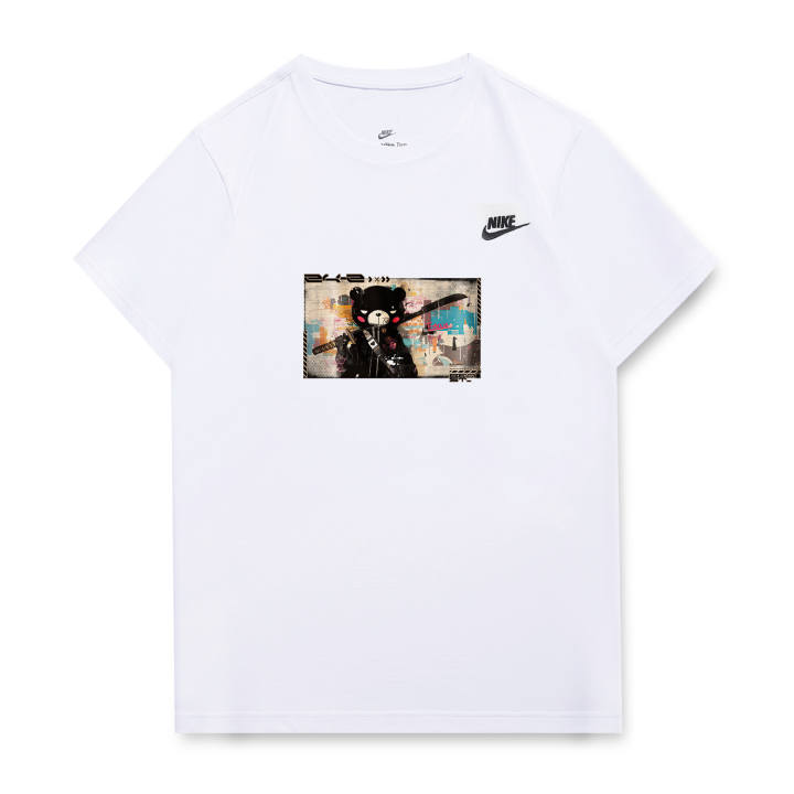 Nike Nike T Shirts Unisex White Crew Neck Moderate Straight Fit