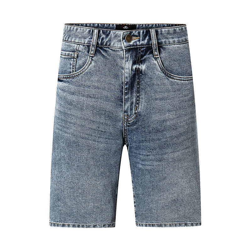 SEPTWOLVES SEPTWOLVES Denim Shorts Unisex Gray Blue