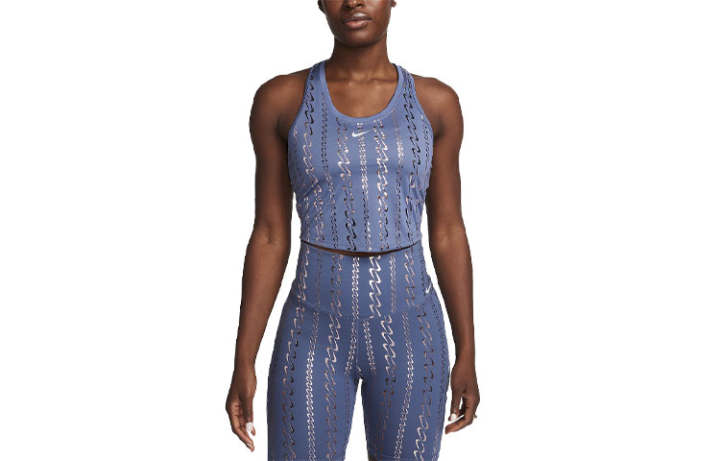 Nike Nike Tank Tops Women's Blue Crew Neck Moderate Other