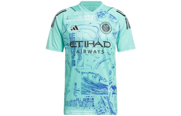 Adidas Adidas Soccer Jerseys Men's Mint Green Moderate Straight Fit