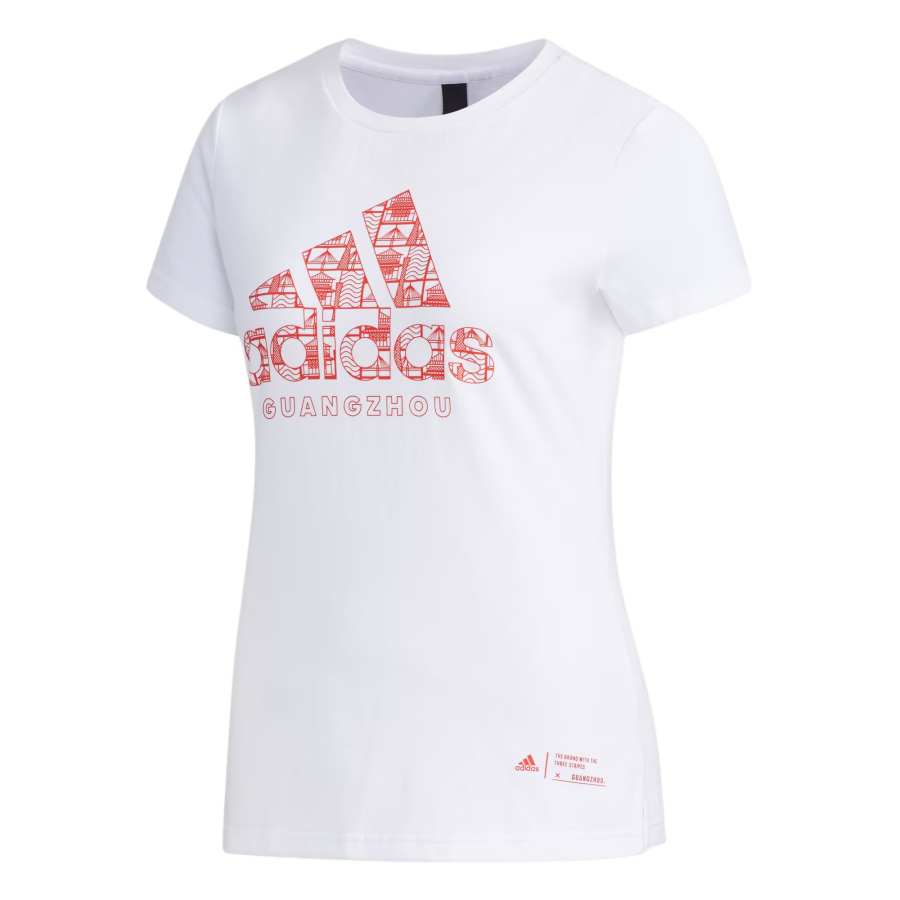 Adidas Adidas T Shirts Women's White Crew Neck Moderate