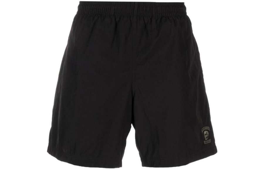 Alexander McQueen Alexander McQueen Logo Embroidered Technical Swimshorts