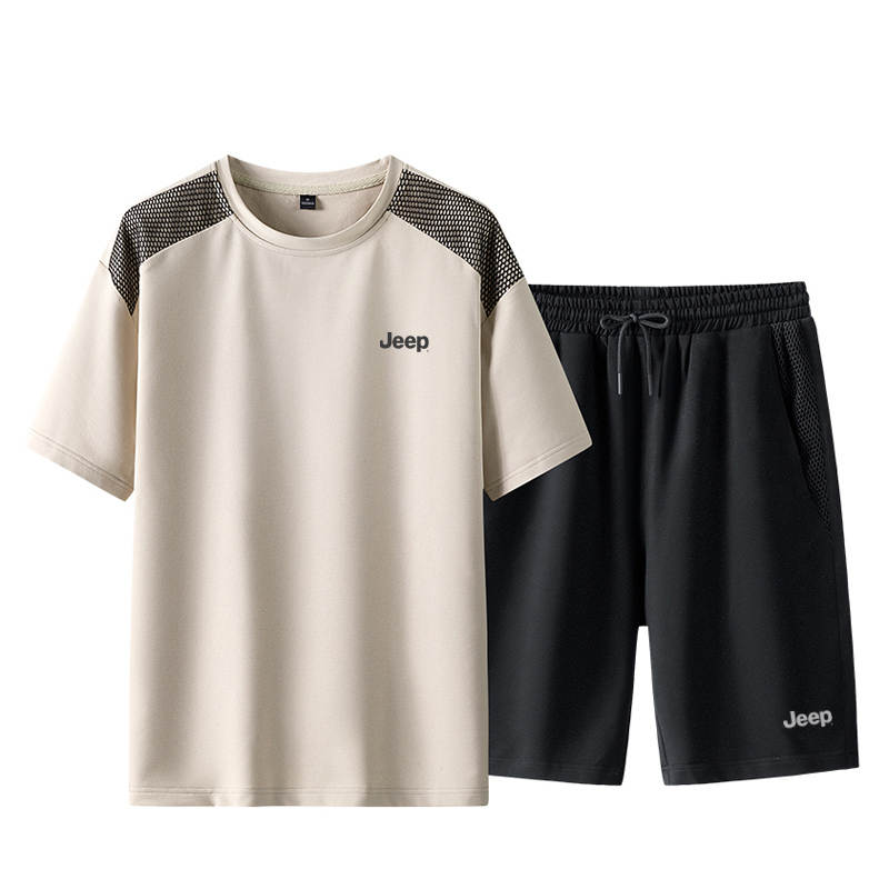 Jeep Leisure Collection Casual Sportswear Unisex Crew Neck Thin