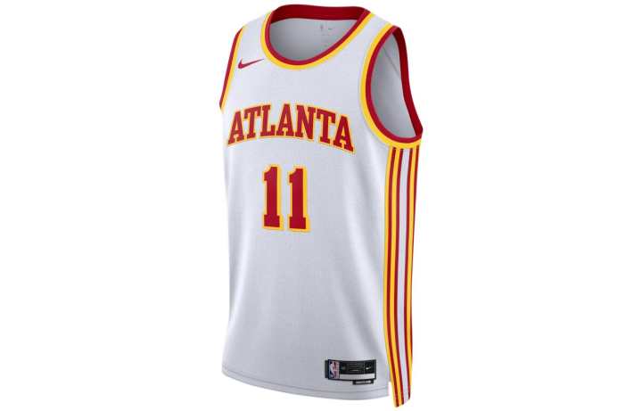 Nike Nike Atlanta Hawks Skin Friendly And Comfortable Basketball Jersey Unisex