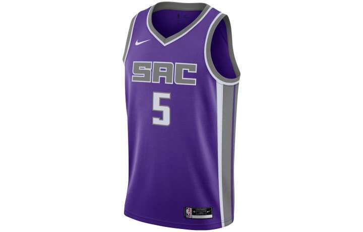 Nike Nike X NBA Basketball Jerseys Men's Purple Moderate Racerback