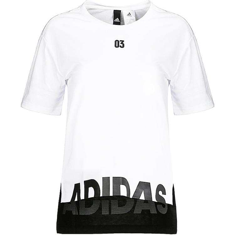 Adidas Adidas T Shirts Women's White Crew Neck Moderate Other