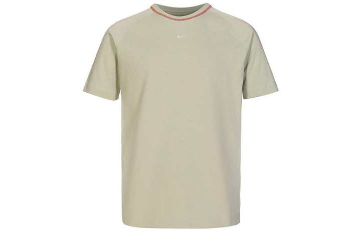 Nike Nike T Shirts Men's Gray Green Crew Neck Moderate