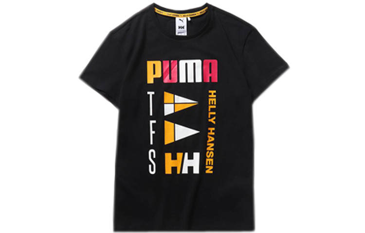 PUMA TFS X Helly Hansen T Shirts Women's Crew Neck Moderate Straight Fit