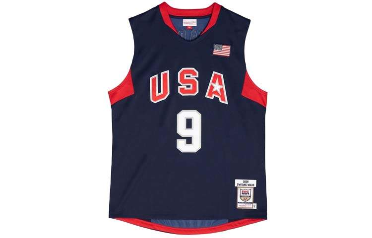 Mitchell Ness Mitchell Ness 2008 Dwyane Wade Usa Basketball Authentic jersey