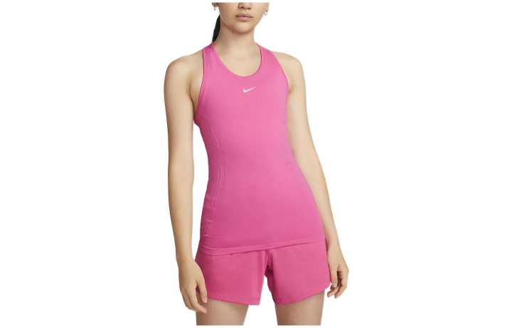 Nike Nike Dri Fit Tank Tops Women's Pink Crew Neck Moderate Other