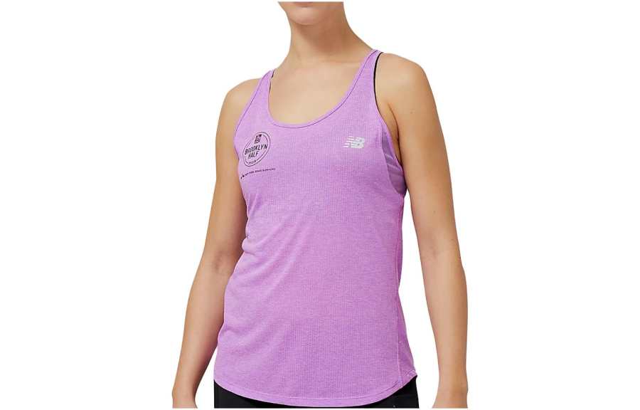 New Balance New Balance Rbc Brooklyn Half Impact Tank Tops Women's Purple Other