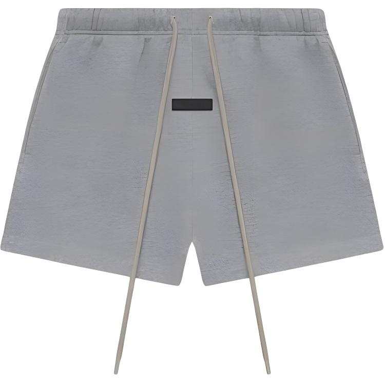 Fear Of God Essentials SS24 Running Short Casual Shorts Men's Dark Heather Oatmeal