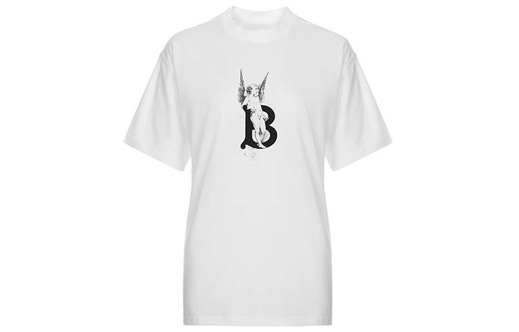 Burberry Drop Shoulder Sleeve T Shirt Women's White