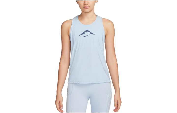 Nike Nike Tank Tops Women's Blue Crew Neck Moderate Straight Fit