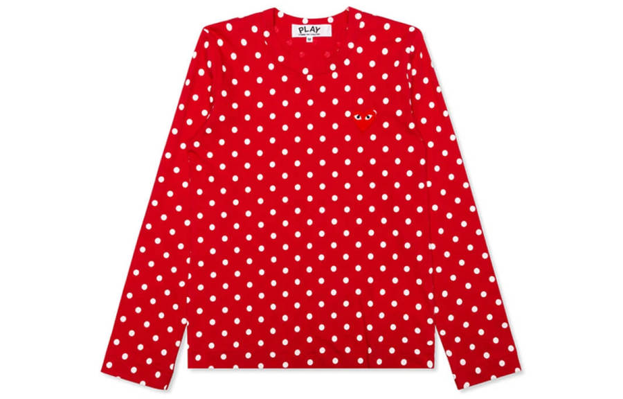 CDG Play T Shirts Women's Crew Neck