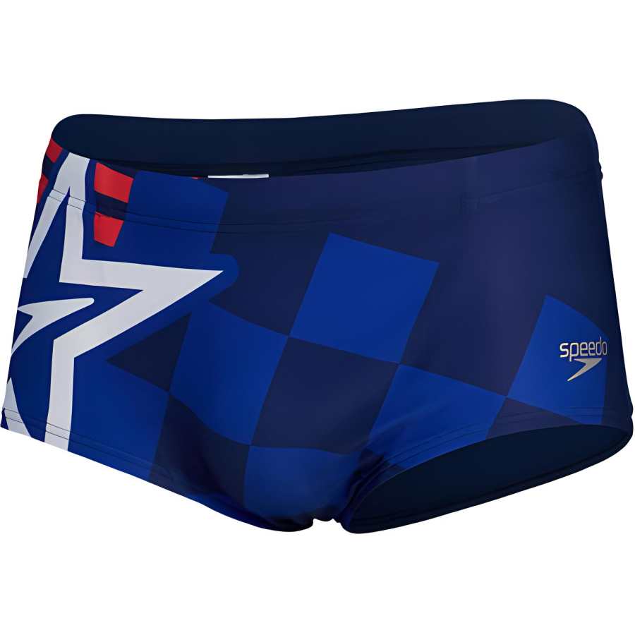 Speedo Swimming Shorts Men's Moderate Square Leg Swim Trunks