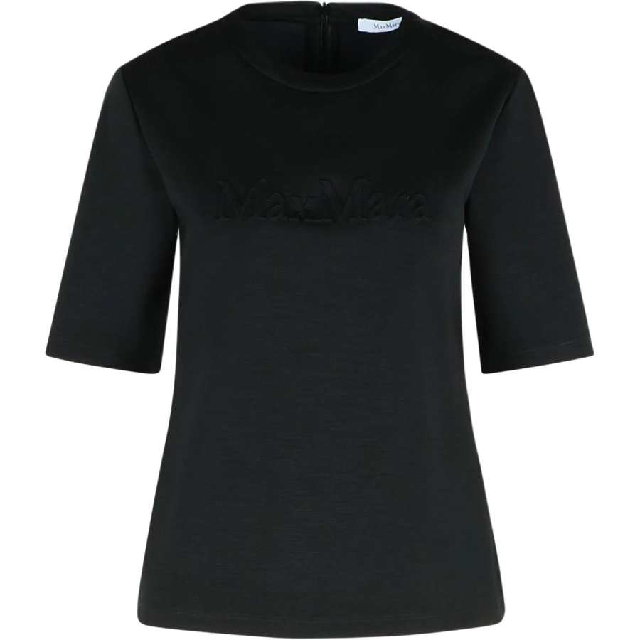 MaxMara Max Mara Peter Logo Detailed Crewneck T Shirt