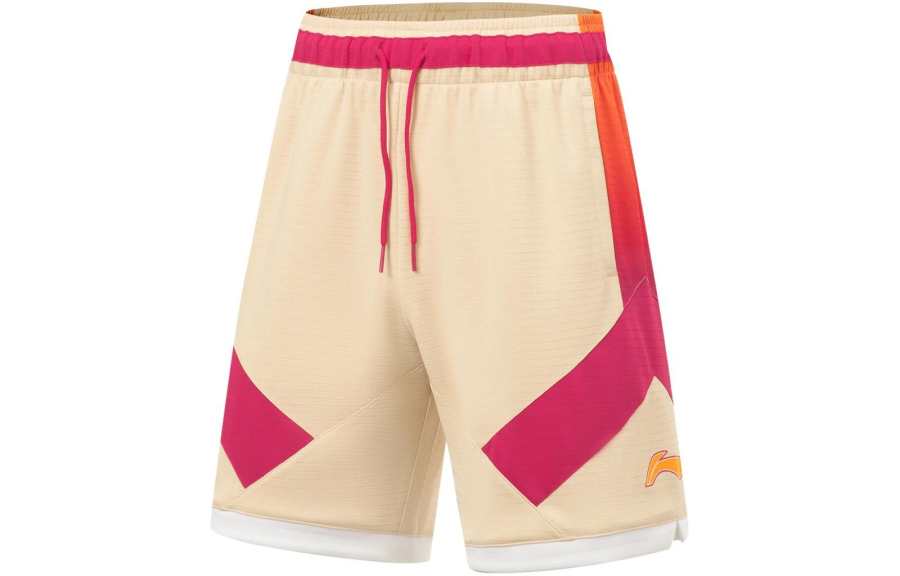 Li-Ning Li Ning CBA Shorts Men's Milk Tea Yellow