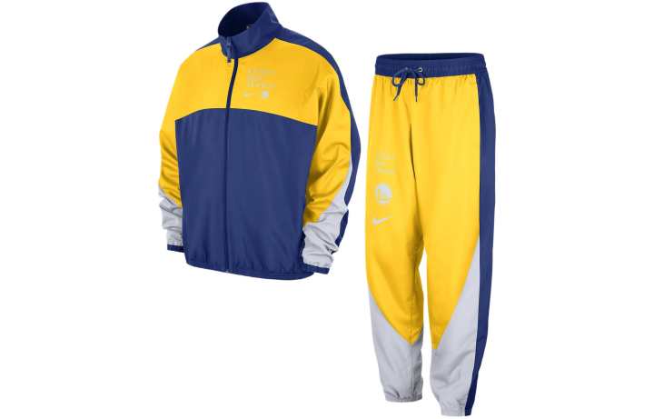 Nike Nike Golden State Warriors Starting 5 Courtside Casual Sportswear Golden State Warriors Men's Corduroy Blue