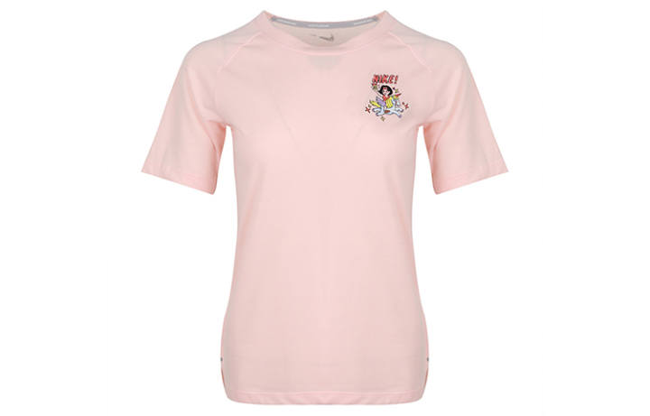 Nike Nike T Shirts Women's Coral Red Crew Neck Moderate Other