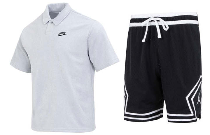 Nike Nike Casual Sportswear Men's Gray+Black 2 Pack Moderate