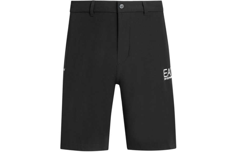 EMPORIO ARMANI EA7 SS24 Casual Shorts Men's Black