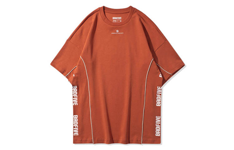 Li-Ning Li Ning Basketball Collection Drop Shoulder Sleeve T Shirt Women's Caramel Red