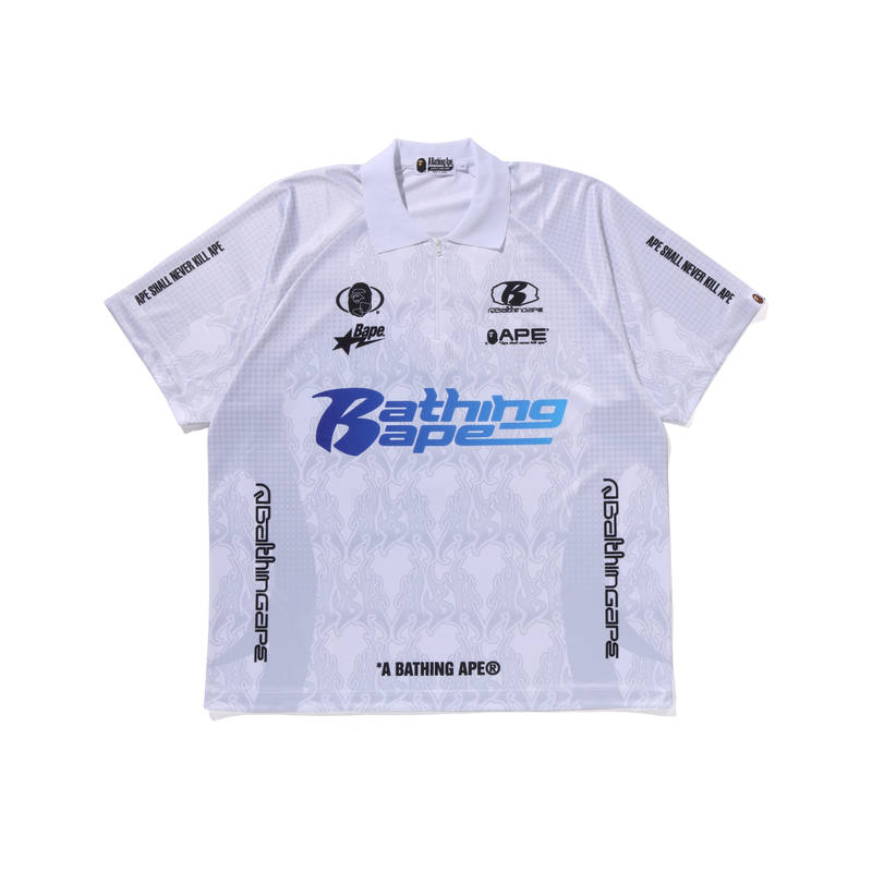 A BATHING APE A Bathing Ape flame-print T-shirt