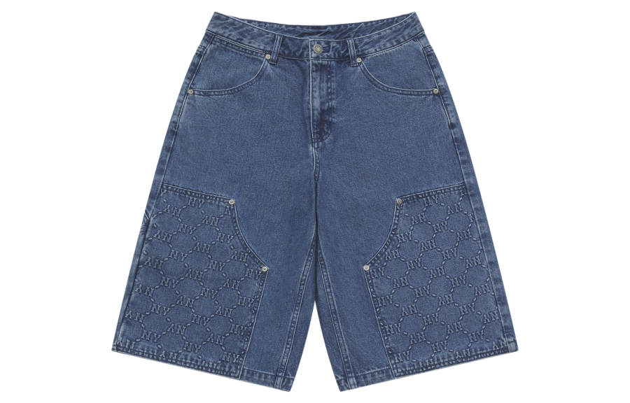 MLB MLB New York Yankees Denim Shorts Men's Blue Moderate