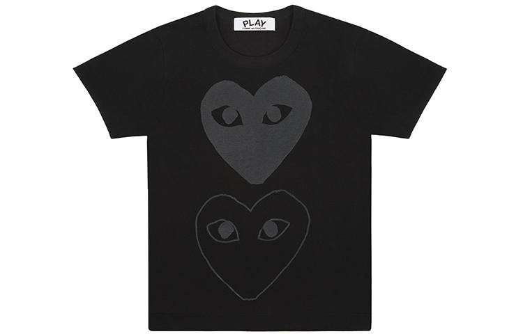 CDG Play T Shirts Women's Crew Neck Moderate