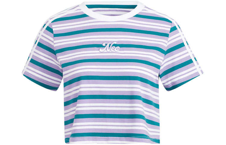 Adidas Neo T Shirt Women's Blue Purple
