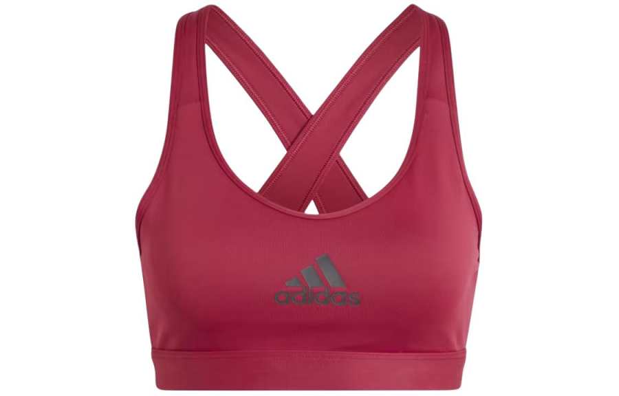 Adidas Adidas Tank Tops Women's Red Crew Neck Moderate Halter Neck