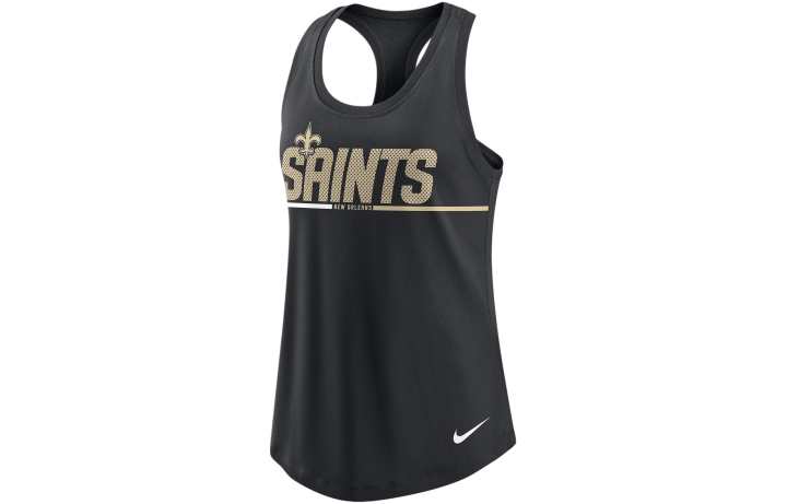 Nike Nike City NFL New Orleans Saints Tank Top Women's Black